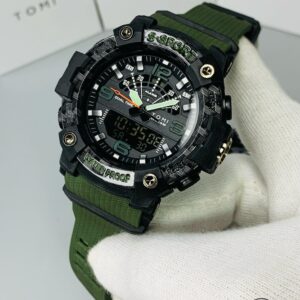 TOMI - Green Belt Black Dial Model 1