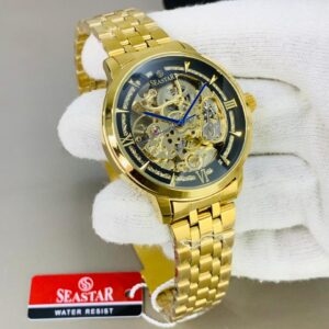 SEASTAR-AUTOMATIC (GoldenChain-With-BlackDial)